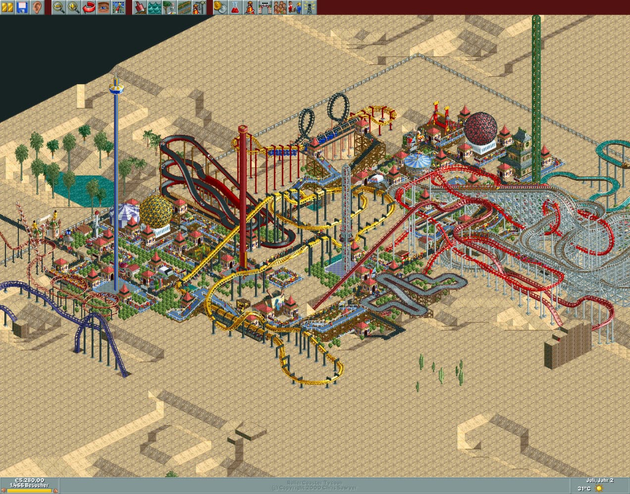 RollerCoaster Tycoon: Deluxe screenshot 4