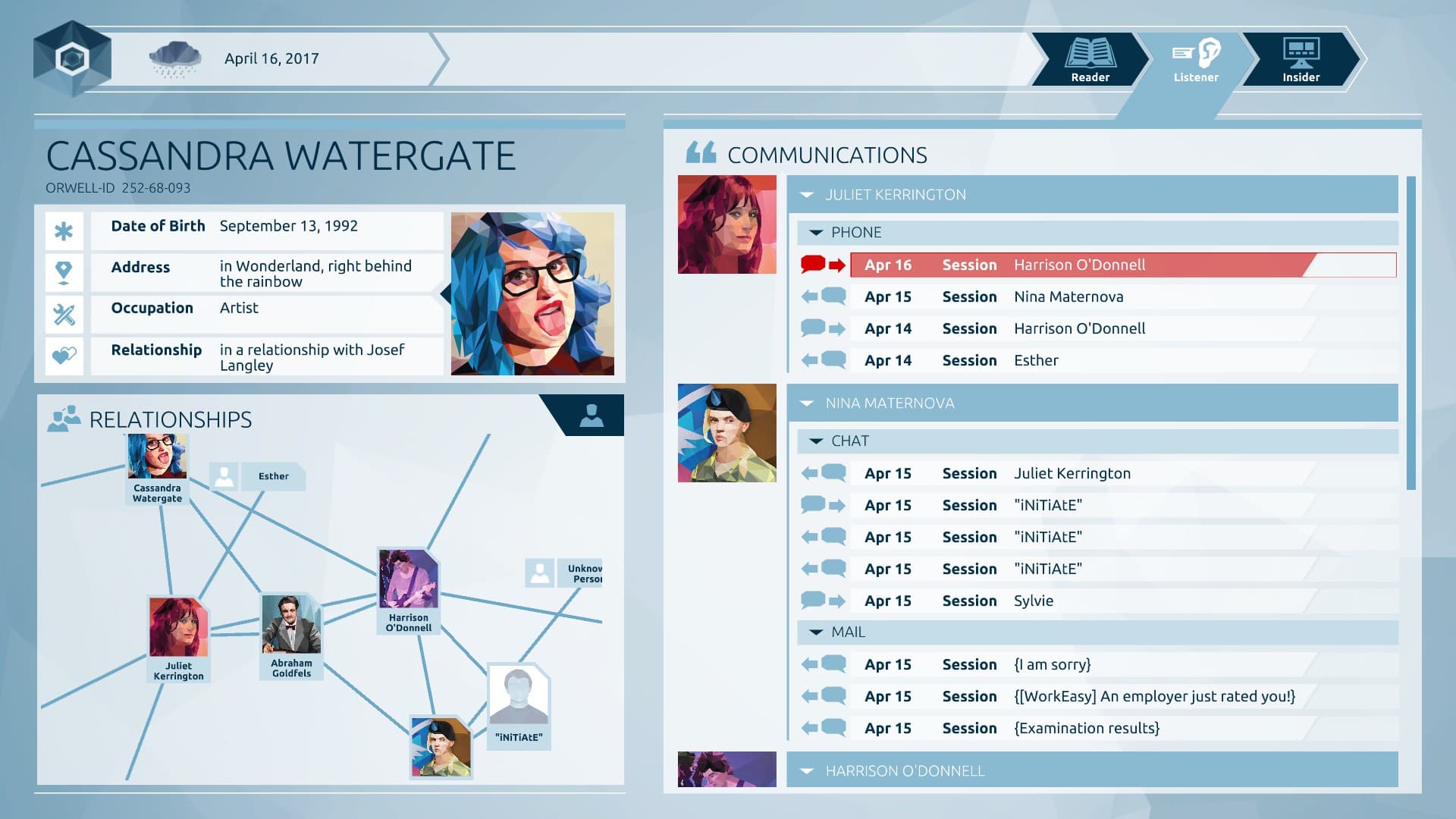 Orwell: Keeping an Eye On You screenshot 2
